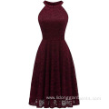 New Sleeveless Women Lace Dresses Evening Dress